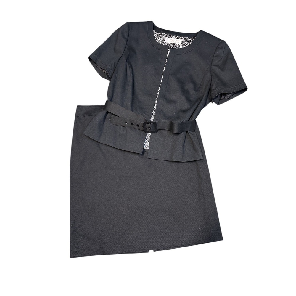 NWT Tahari Arthur Levine Ruthy Black 2 Piece Suit (Blazer and Skirt) $280 (12)